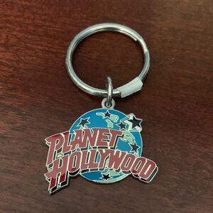 Planet Hollywood Silver and Blue Key Holder